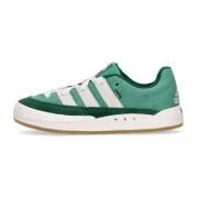 Groen/Wit/Gum Laag Sneaker - Adimatic Adidas , Green , Heren