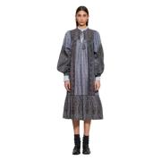 Midi Dresses Antik Batik , Gray , Dames