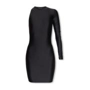 Eén-schouder jurk Balenciaga , Black , Dames
