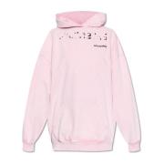 Hoodie met logo-print Balenciaga , Pink , Dames