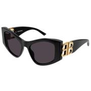 Dynasty Cat-Eye Zonnebril Balenciaga , Black , Unisex