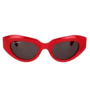 Cat-Eye Zonnebril Balenciaga , Red , Dames