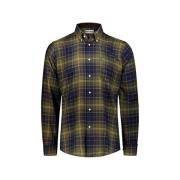 Winter Tartan Overhemd Barbour , Green , Heren