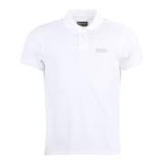 Essentiële Slim Fit Polo Ss22 Barbour , White , Heren
