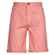 Roze Zout Twill Shorts Barbour , Pink , Heren
