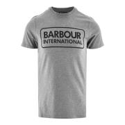 Katoenen Korte Mouw T-shirt Barbour , Gray , Heren