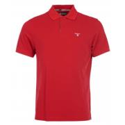 Polo Shirt Barbour , Red , Heren