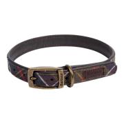 Verstelbare Hondenhalsband Classic Tartan Barbour , Brown , Heren