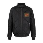 International Gewatteerde Merchant Bomber Barbour , Black , Heren