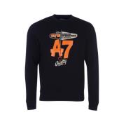 Legacy A7 Zwart Sweatshirt Barbour , Black , Heren