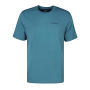 Logo T-shirt met Barbour-coördinaten Barbour , Blue , Heren