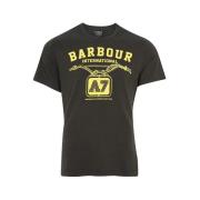 Legendarisch A7 Vintage Logo T-Shirt Barbour , Green , Heren