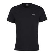 Arch T-Shirt Zwart Barbour , Black , Heren