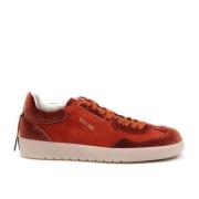 Oranje Velvet Sneakers Barracuda , Orange , Dames