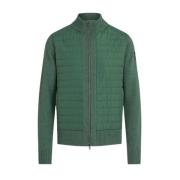 Atlas Green Full Zip Gebreide Jas Belstaff , Green , Heren