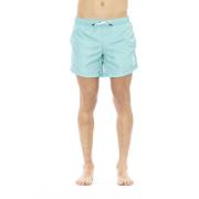 Heren Zwembroek - Elastische Tailleband Bikkembergs , Blue , Heren