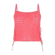 Mouwloze tops 2M183S N0150 Blumarine , Pink , Dames