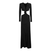Long Dress Blumarine , Black , Dames