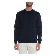 Ronde Hals Pullover Boss , Blue , Heren