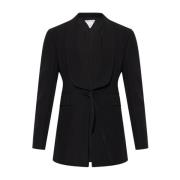 Katoenen blazer Bottega Veneta , Black , Dames