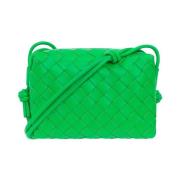 Loop Mini shoulder bag Bottega Veneta , Green , Dames