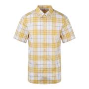 Korte Mouw Overhemden Burberry , Yellow , Heren