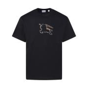 Zwart Padbury T-Shirt Burberry , Black , Heren