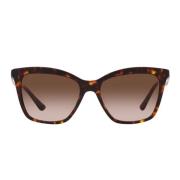 Bulgari Cat-Eye Zonnebril Havana Bruin Bvlgari , Brown , Dames