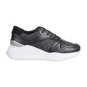 Zwarte Damessneakers - Stijlvol en Calvin Klein , Black , Dames