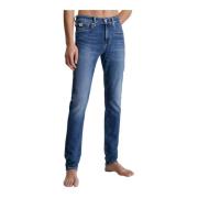 Slim Fit Denim Jeans Ss23 Calvin Klein , Blue , Heren