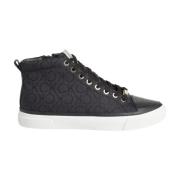 Zwarte hoge sneakers voor vrouwen Calvin Klein , Black , Dames