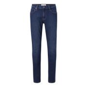 Donkerblauwe Slim Fit Jeans Calvin Klein , Blue , Heren