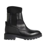 Combat Mix Chelsea Boot - Stijlvol en Comfortabel Calvin Klein , Black...