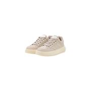 Chunky Cupsole Badge Sneakers Calvin Klein , Beige , Dames