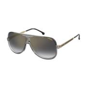 Grijze Shaded Goud Spiegel Zonnebril Carrera , Gray , Unisex