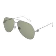 Tijdloze Elegantie Unisex Zonnebril Cartier , Gray , Unisex