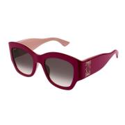 Verhoog je stijl met Ct0304S-006 zonnebril Cartier , Red , Unisex