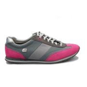 Jewel Lace Leren Sneaker Clarks , Pink , Dames