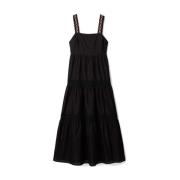 Midi Dresses Desigual , Black , Dames