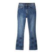Boot-cut Jeans Desigual , Blue , Dames