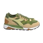 Sneakers, Klassieke Stijl, Trendy Ontwerp Diadora , Green , Heren