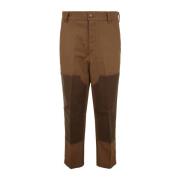 Gewaxte Dubbele Knie Broek Dickies , Brown , Heren