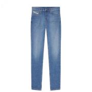 2019 D-Strukt Slim-Fit Jeans Diesel , Blue , Heren
