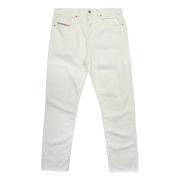 Klassieke Straight Jeans 2020 Bianco Diesel , Beige , Heren