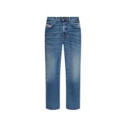 Rechte spijkerbroek Diesel , Blue , Dames