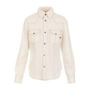 Stijlvolle Blouses voor Vrouwen Diesel , White , Dames