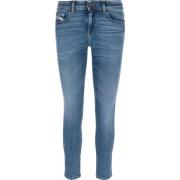 Stretch Skinny Jeans Diesel , Blue , Dames