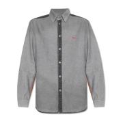 ‘D-Simply-Sp1-S’ shirt Diesel , Gray , Heren