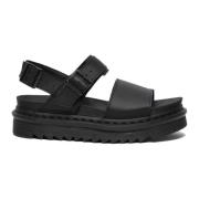 Verstelbare gespsandalen met lichte sleehak Dr. Martens , Black , Dame...