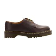 Bruine leren veterschoenen Dr. Martens , Brown , Heren